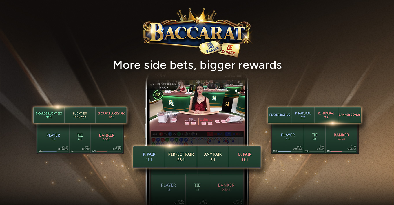 Baccarat has launched new side bets!